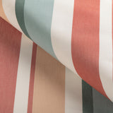 Lee Jofa FISHER STRIPE TEAL/SPICE Fabric