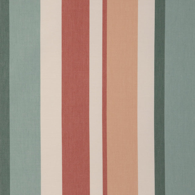 Lee Jofa FISHER STRIPE TEAL/SPICE Fabric