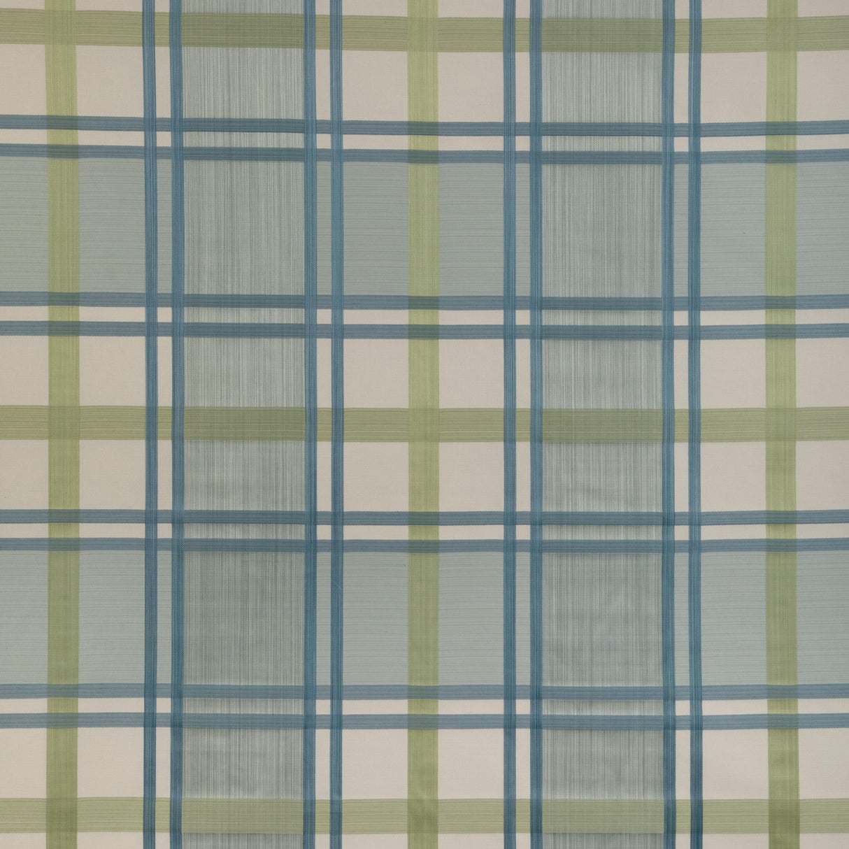 Lee Jofa DAVIES PLAID AQUA/LEAF Fabric
