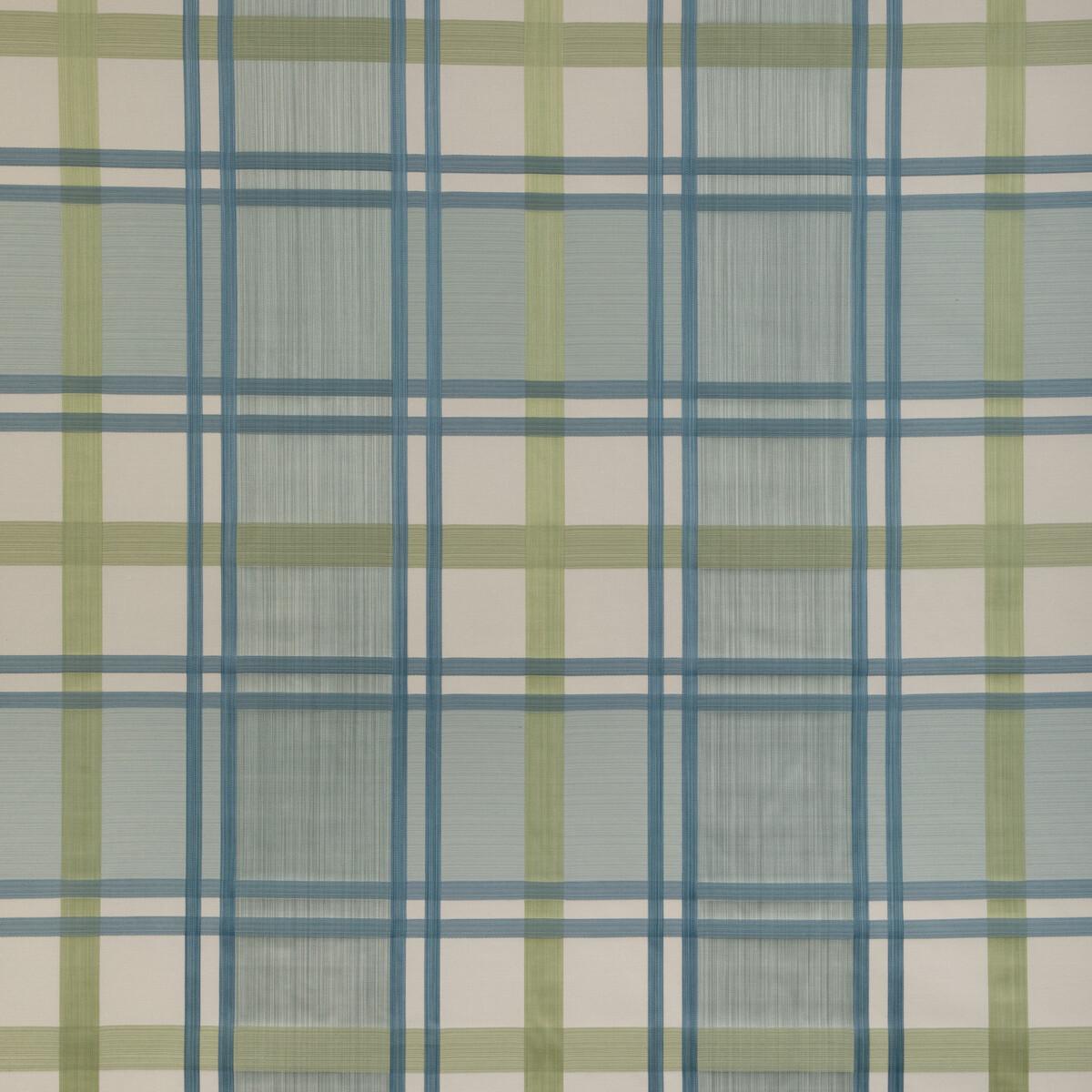 Lee Jofa DAVIES PLAID AQUA/LEAF Fabric