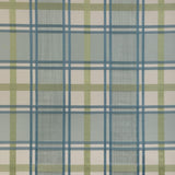 Lee Jofa DAVIES PLAID AQUA/LEAF Fabric