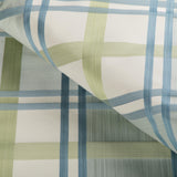 Lee Jofa DAVIES PLAID AQUA/LEAF Fabric