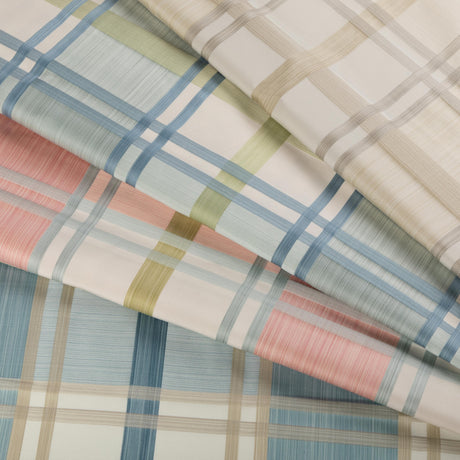 Lee Jofa DAVIES PLAID AQUA/LEAF Fabric