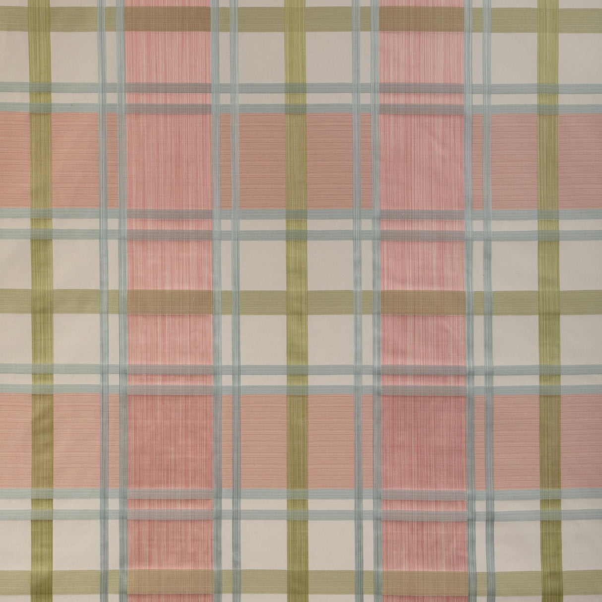 Lee Jofa DAVIES PLAID PETAL/KIWI Fabric