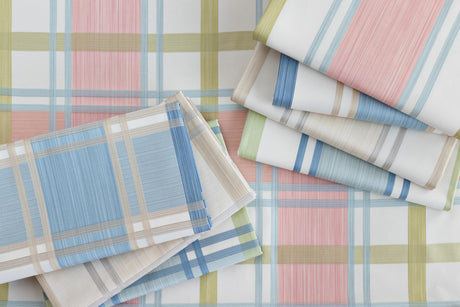 Lee Jofa DAVIES PLAID PETAL/KIWI Fabric