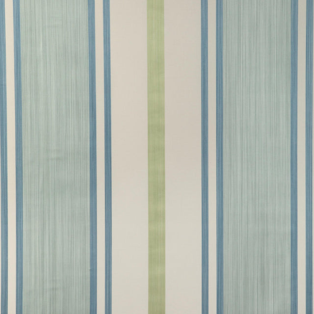 Lee Jofa DAVIES STRIPE AQUA/LEAF Upholstery Fabric