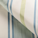 Lee Jofa DAVIES STRIPE AQUA/LEAF Upholstery Fabric