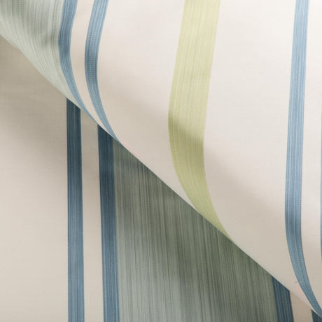 Lee Jofa DAVIES STRIPE AQUA/LEAF Upholstery Fabric