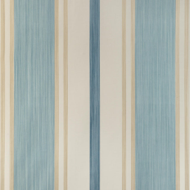 Lee Jofa DAVIES STRIPE SKY/SAND Upholstery Fabric