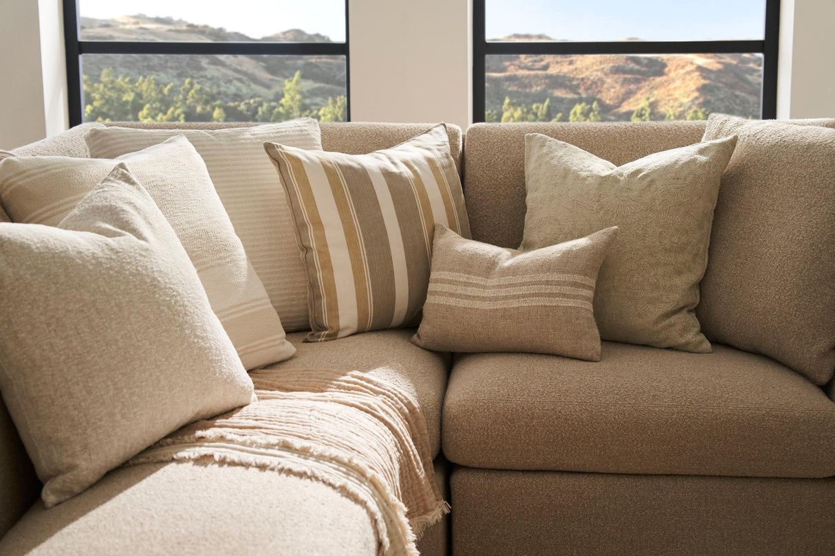 Kravet NATURAL STRIPE WHEAT Upholstery Fabric