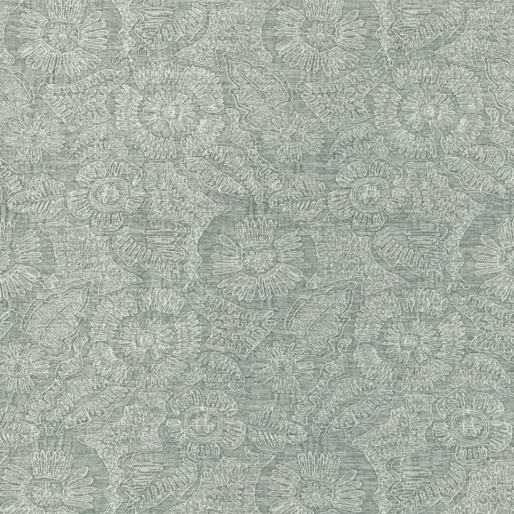 Kravet CHENILLE BLOOM SEAGLASS Fabric