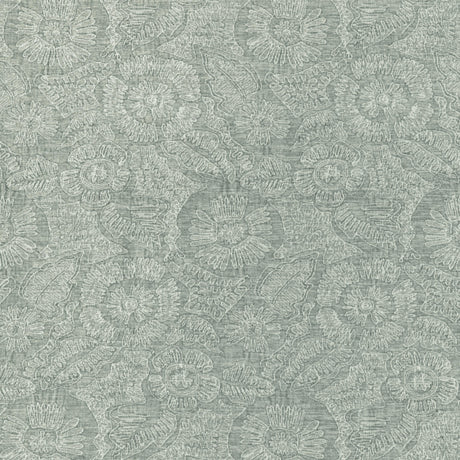 Kravet CHENILLE BLOOM SEAGLASS Upholstery Fabric