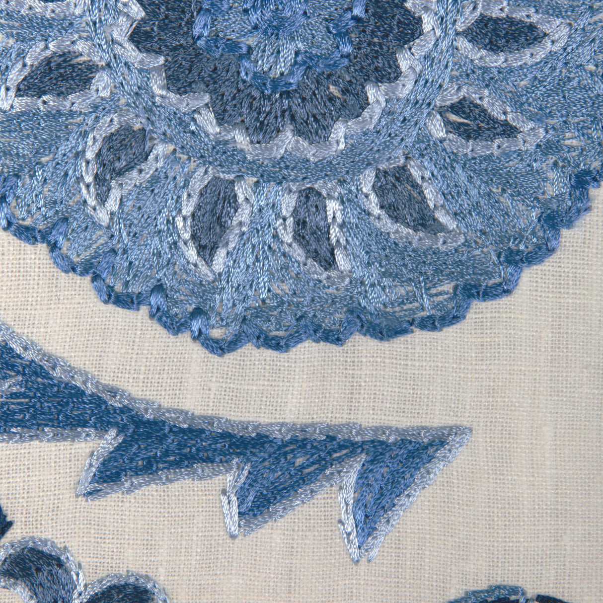 Brunschwig & Fils SAANVI EMB NAVY/SKY Fabric