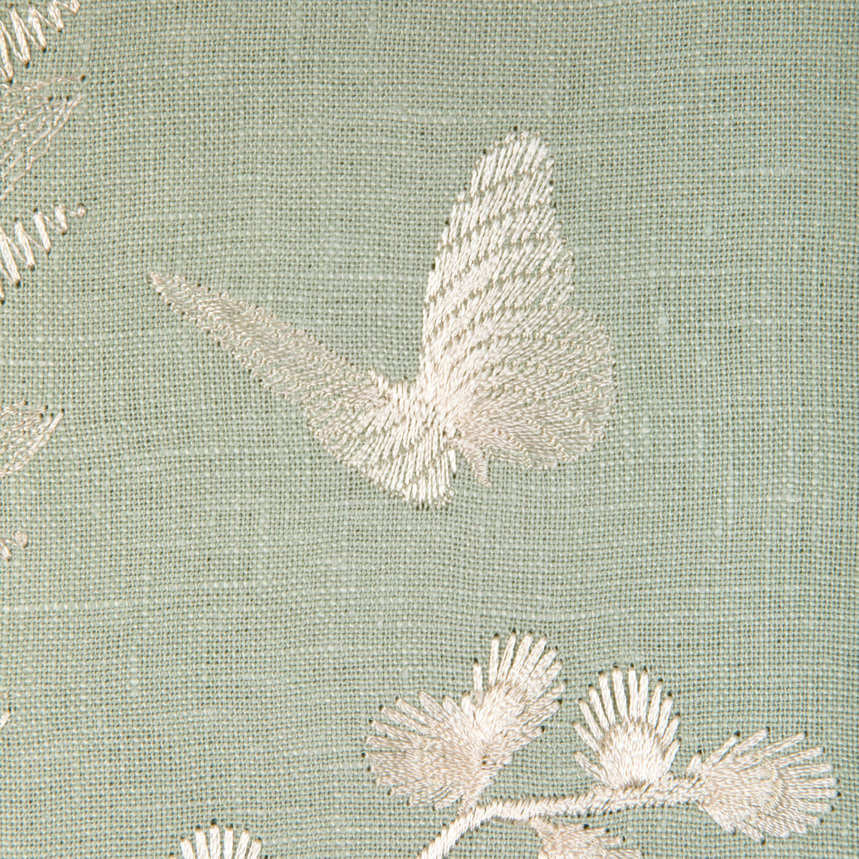 Brunschwig & Fils MANDA EMB SEAFOAM Drapery Fabric