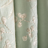 Brunschwig & Fils MANDA EMB SEAFOAM Drapery Fabric