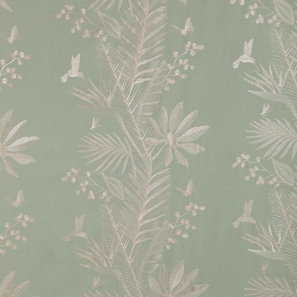 Brunschwig & Fils MANDA EMB SEAFOAM Drapery Fabric