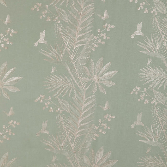 Brunschwig & Fils MANDA EMB SEAFOAM Drapery Fabric