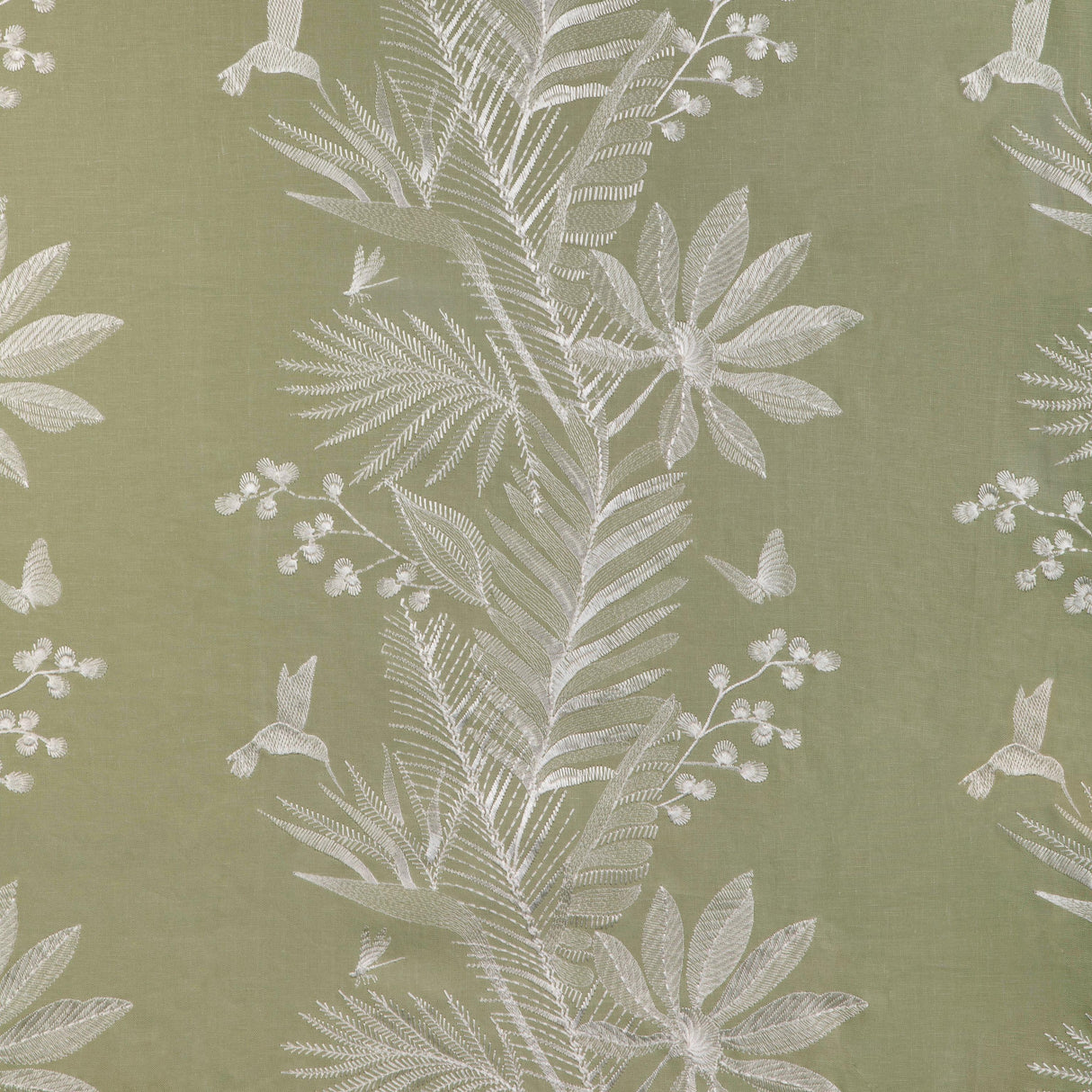 Brunschwig & Fils MANDA EMB LEAF Drapery Fabric