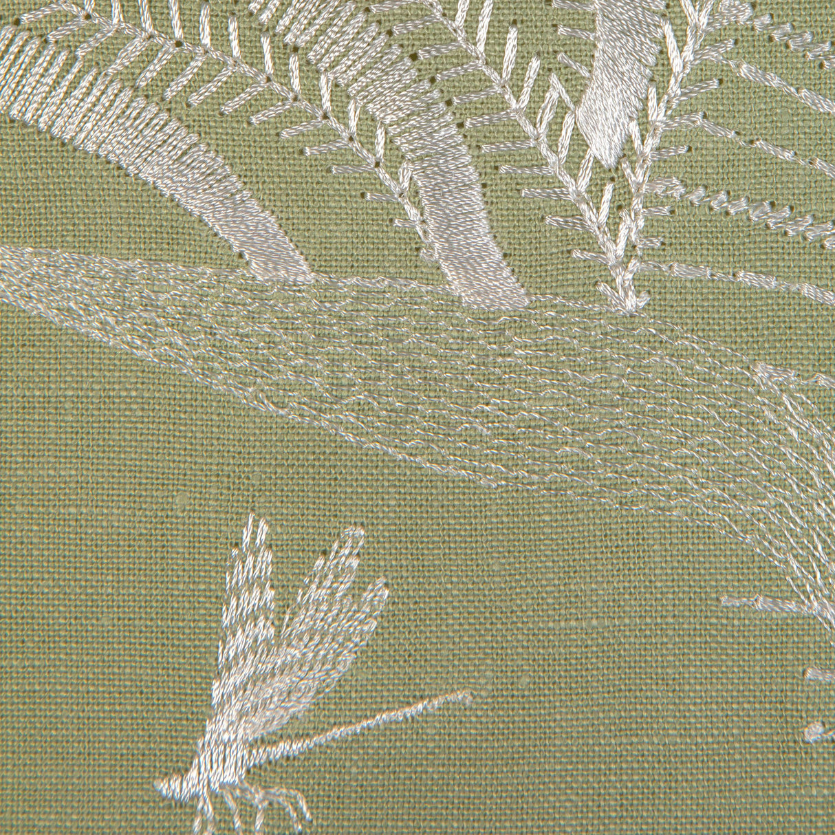 Brunschwig & Fils MANDA EMB LEAF Drapery Fabric