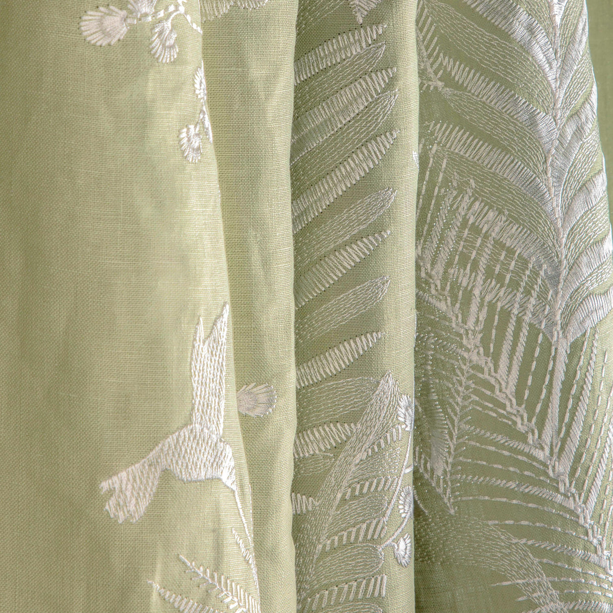 Brunschwig & Fils MANDA EMB LEAF Drapery Fabric