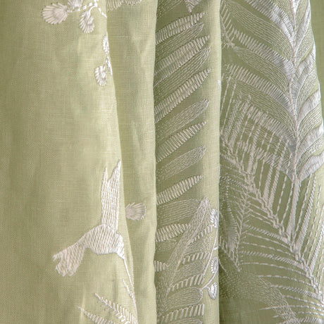 Brunschwig & Fils MANDA EMB LEAF Drapery Fabric