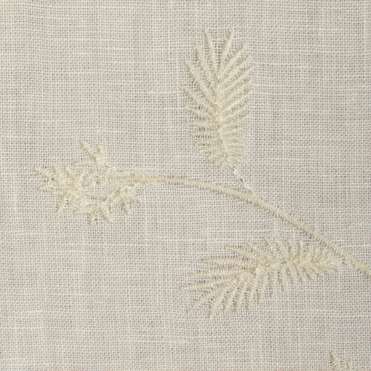 Brunschwig & Fils MAELLE EMB IVORY Drapery Fabric
