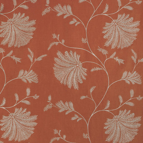 Brunschwig & Fils MAELLE EMB TERRACOTTA Drapery Fabric