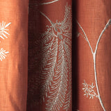 Brunschwig & Fils MAELLE EMB TERRACOTTA Drapery Fabric