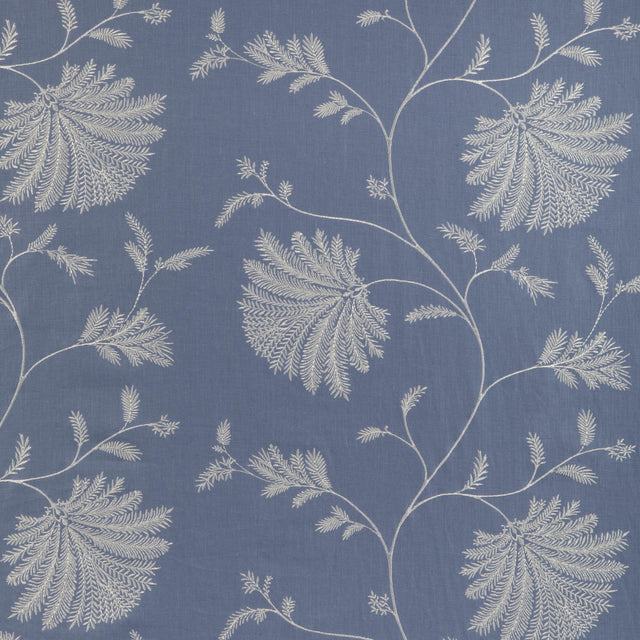 Brunschwig & Fils MAELLE EMB BLUE Drapery Fabric
