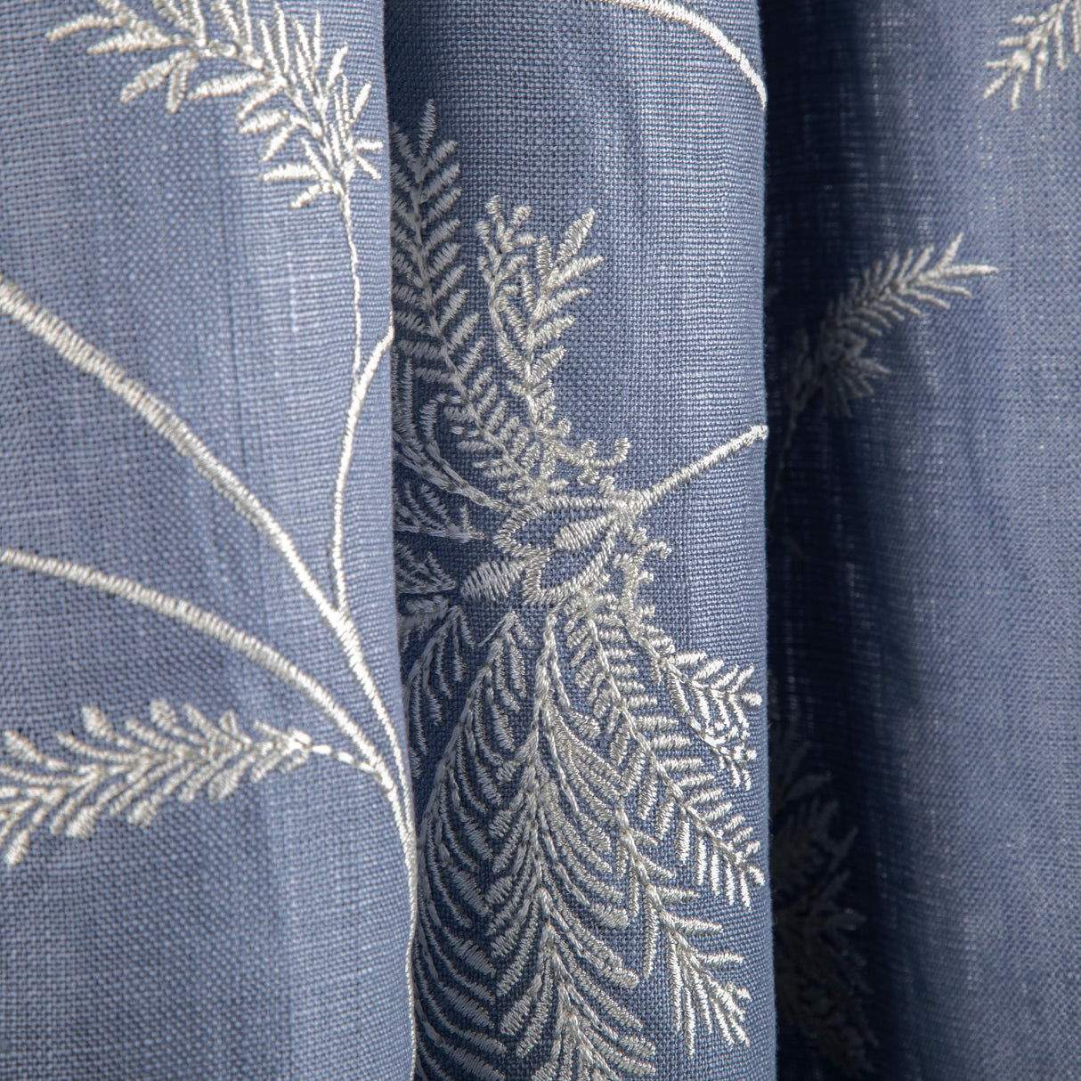 Brunschwig & Fils MAELLE EMB BLUE Drapery Fabric