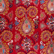 Brunschwig & Fils LAVALI EMB RED/GOLD Drapery Fabric