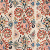 Brunschwig & Fils LAVALI EMB CORAL/SKY Drapery Fabric