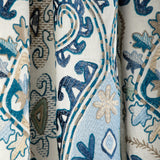 Brunschwig & Fils LAVALI EMB BLUE/SKY Drapery Fabric