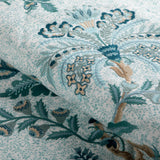 Brunschwig & Fils ANDUZE EMB TEAL/SKY Fabric