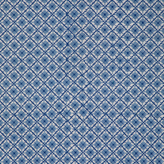 Brunschwig & Fils INES EMB BLUE Fabric
