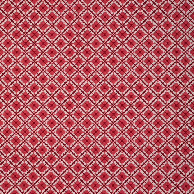 Brunschwig & Fils INES EMB RED Fabric