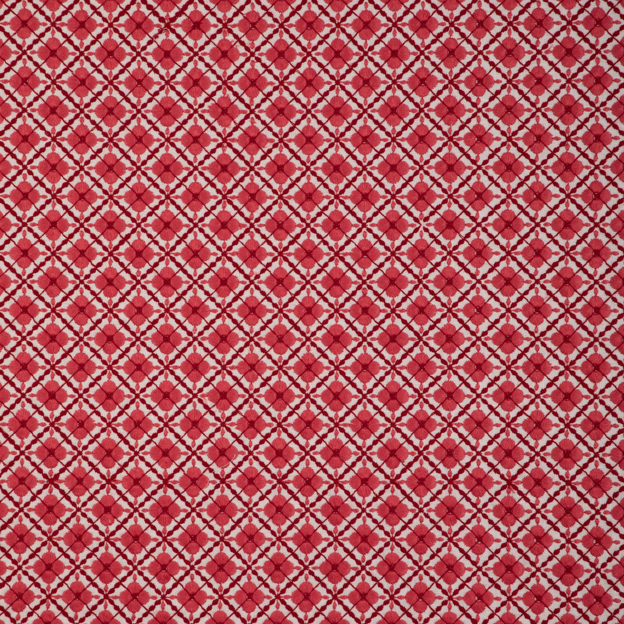 Brunschwig & Fils INES EMB RED Fabric