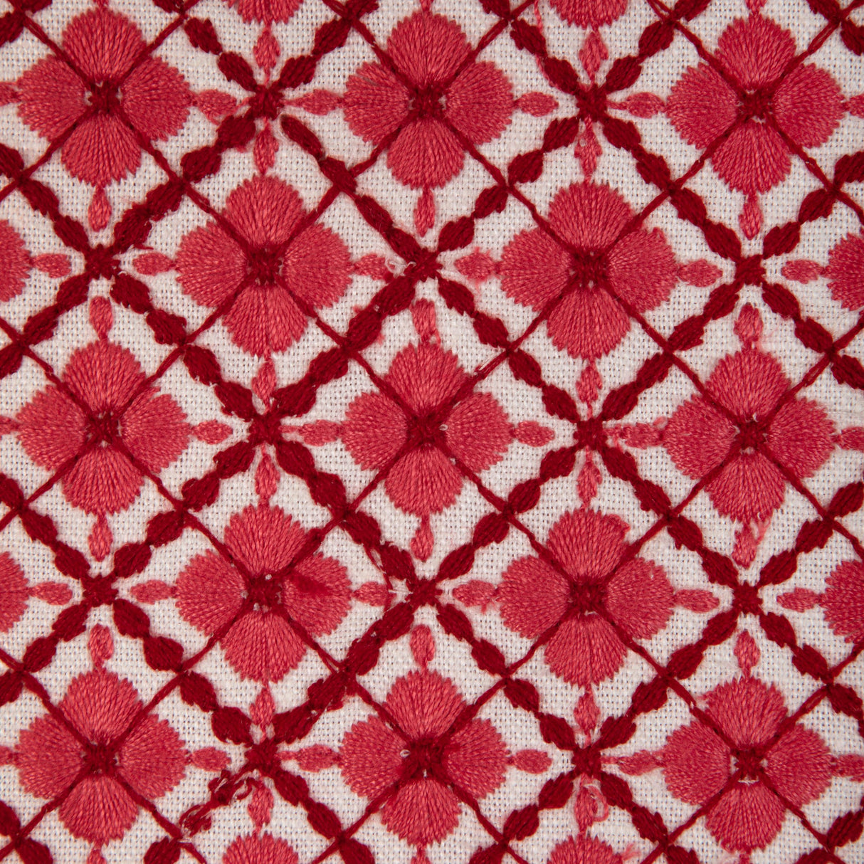 Brunschwig & Fils INES EMB RED Fabric