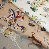 Brunschwig & Fils NAYAN EMB BEIGE/MULTI Fabric