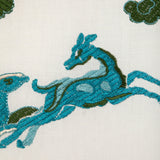 Brunschwig & Fils NAYAN EMB AQUA/LEAF Fabric