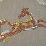 Brunschwig & Fils NAYAN EMB STONE/BLUE Fabric