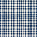 Gaston Y Daniela DRACH BLANCO/AZUL OSCURO Upholstery Fabric