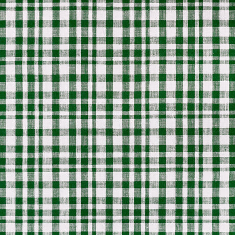 Gaston Y Daniela DRACH BLANCO/VERDE OSCURO Upholstery Fabric