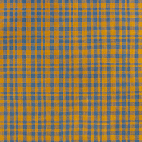 Gaston Y Daniela DRACH OCRE/AZUL PLOMO Upholstery Fabric