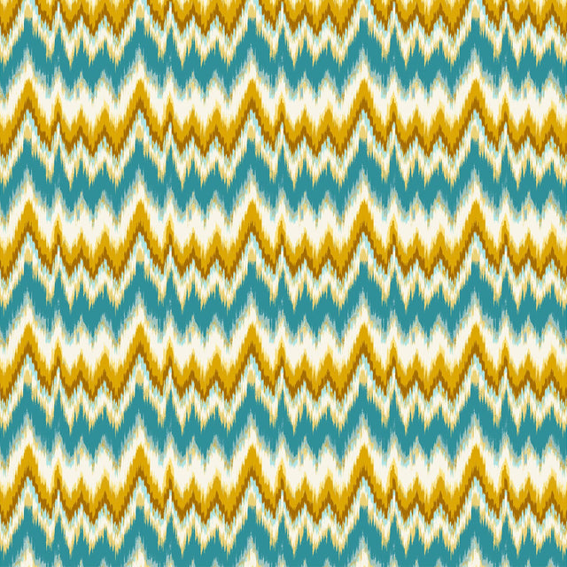 Gaston Y Daniela CALA FIGUERA TURQUESA/OCRE Fabric