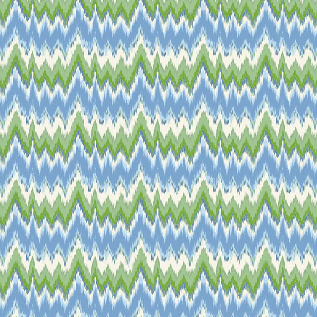 Gaston Y Daniela CALA FIGUERA VERDE AZUL Fabric