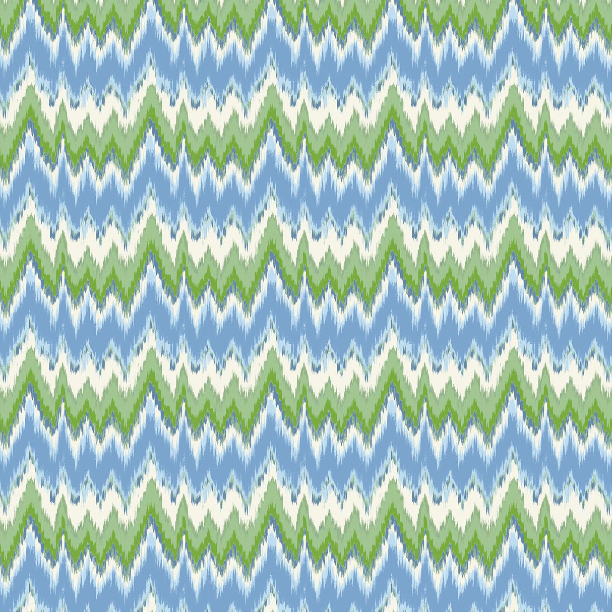 Gaston Y Daniela CALA FIGUERA VERDE AZUL Fabric