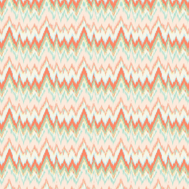 Gaston Y Daniela CALA FIGUERA CORAL/VERDE Fabric