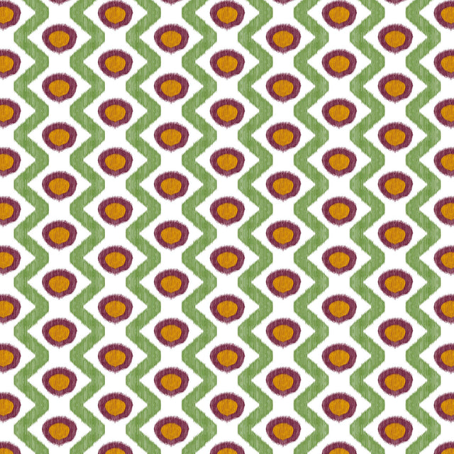 Gaston Y Daniela CALA MARSAL VERDE BURDEOS Fabric