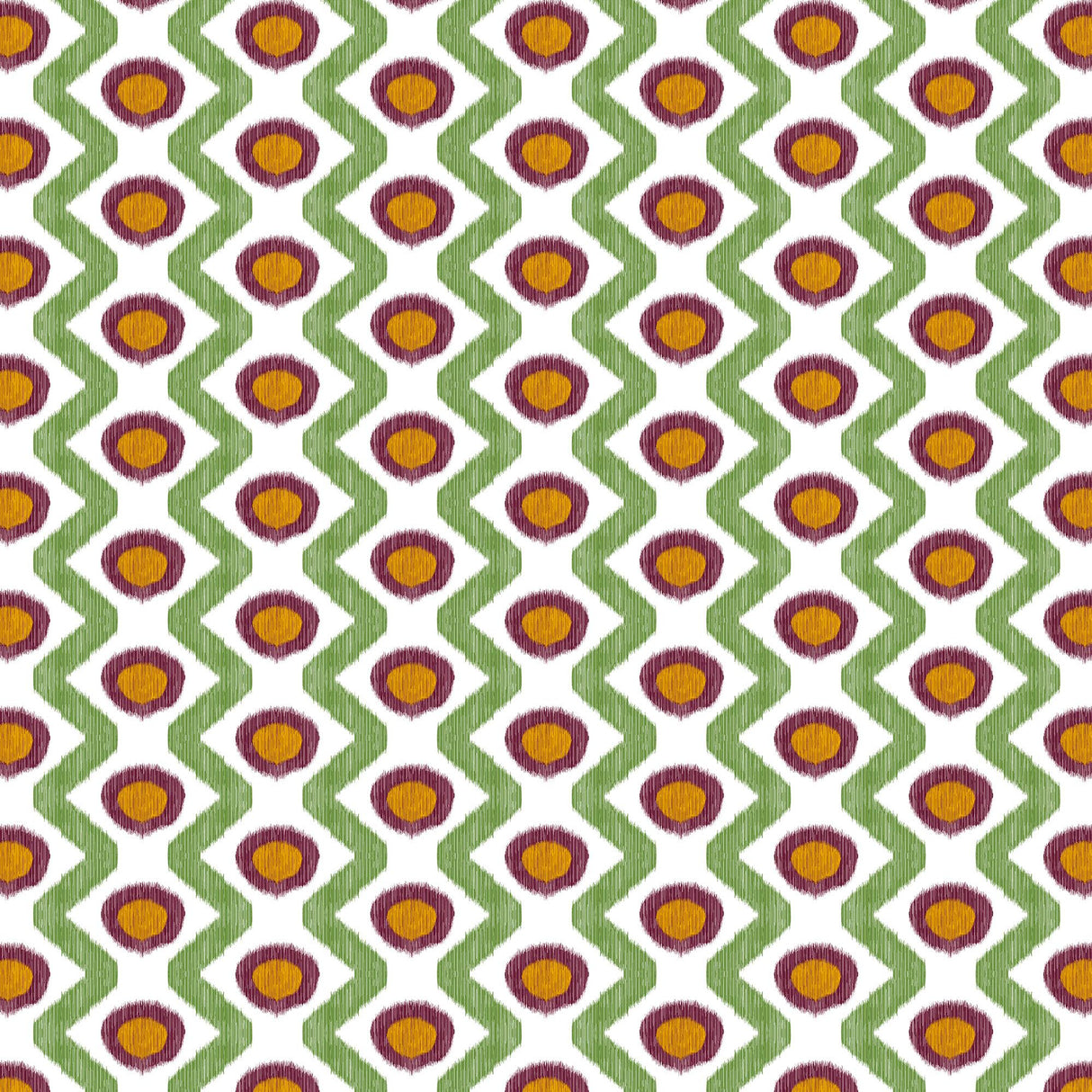 Gaston Y Daniela CALA MARSAL VERDE BURDEOS Fabric